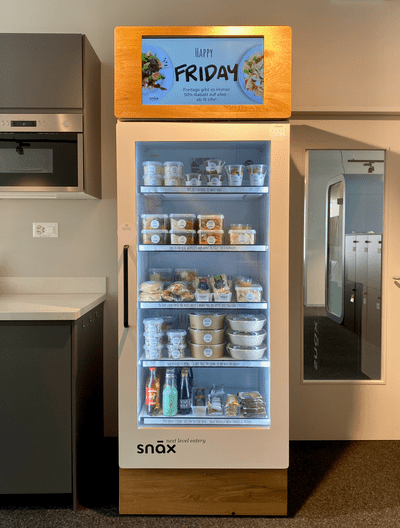 Snäx Kühlschrank im Büro